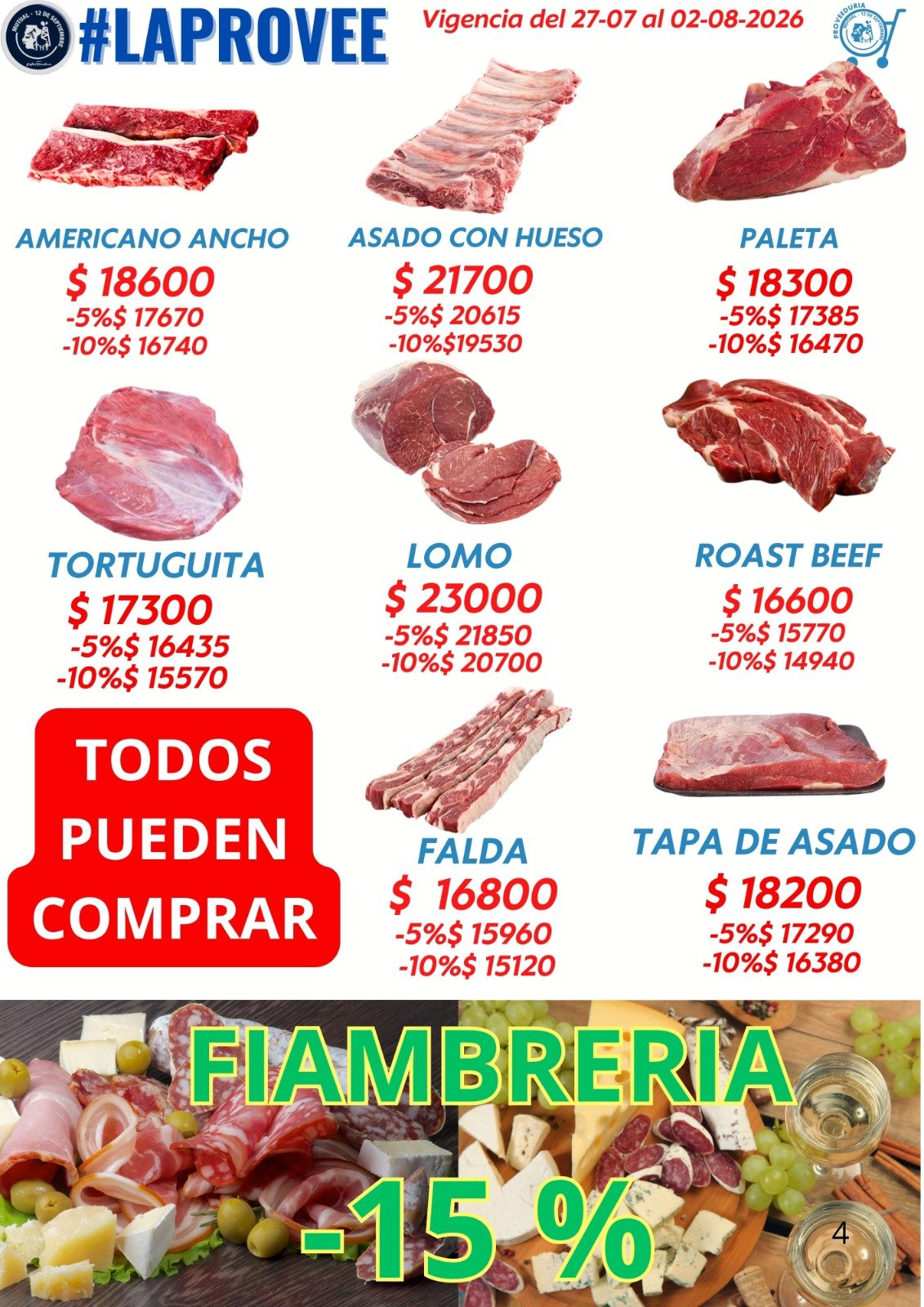 OFERTAS DE LA SEMANA
