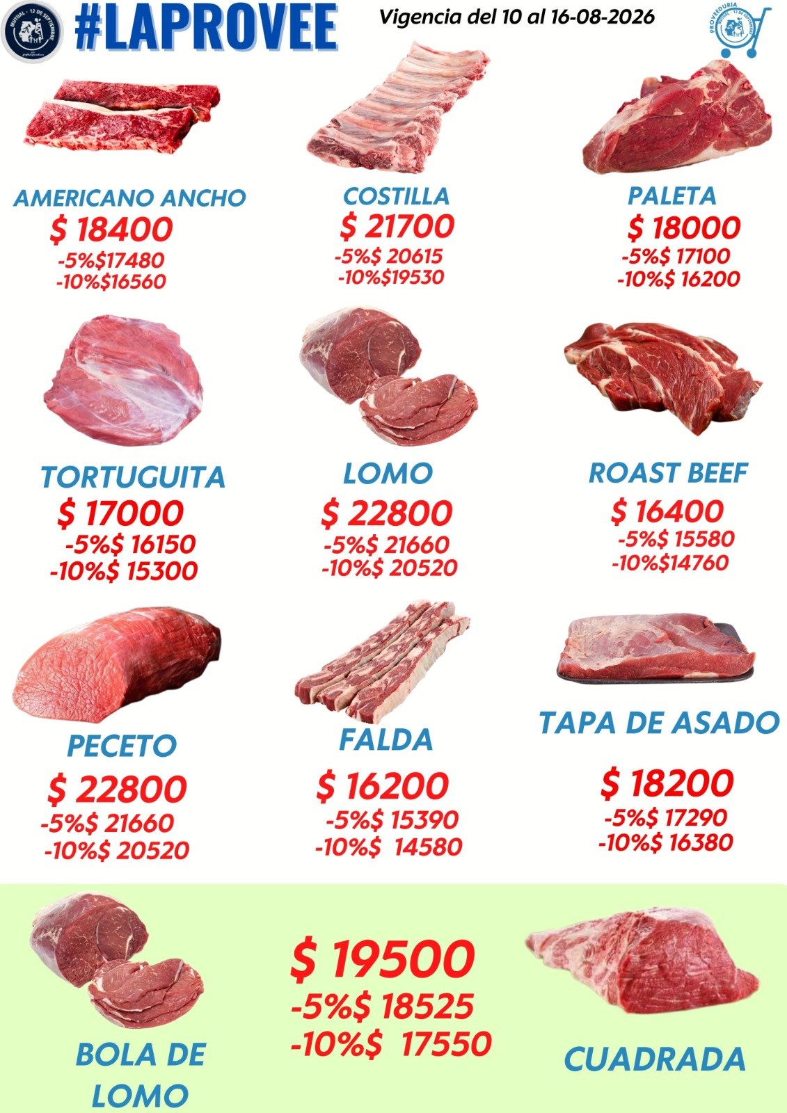 OFERTAS DE LA SEMANA