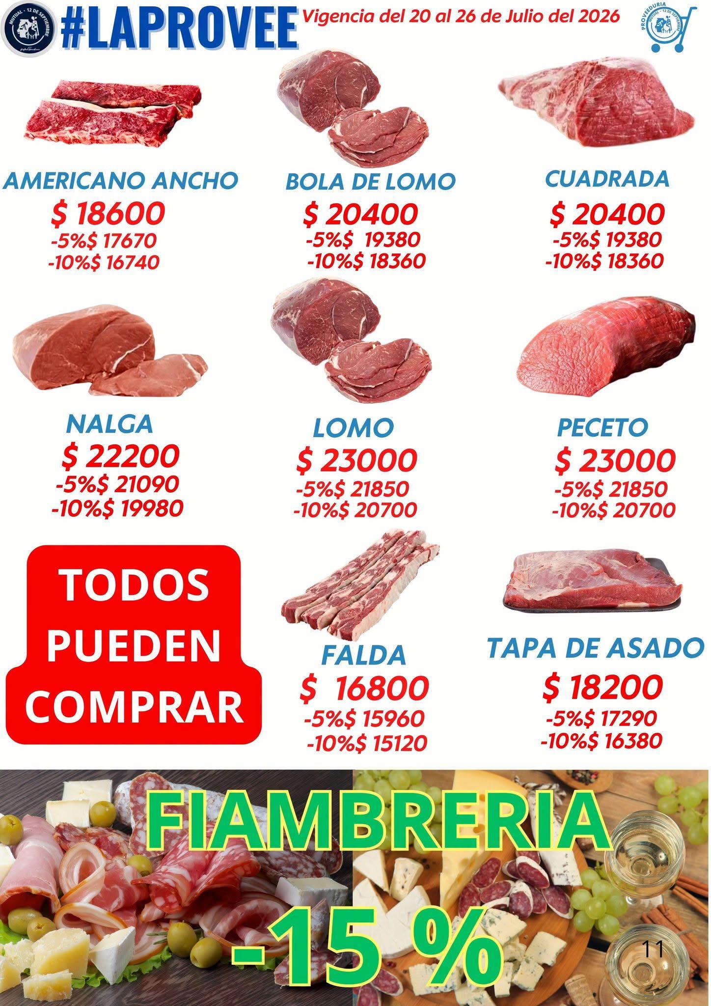 OFERTAS DE LA SEMANA