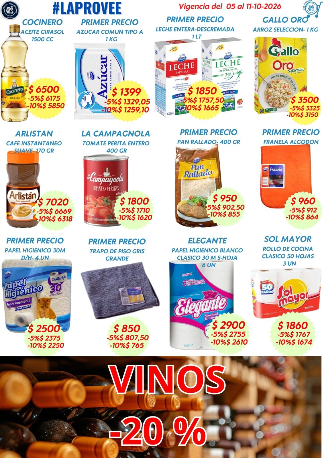 OFERTAS DE LA SEMANA