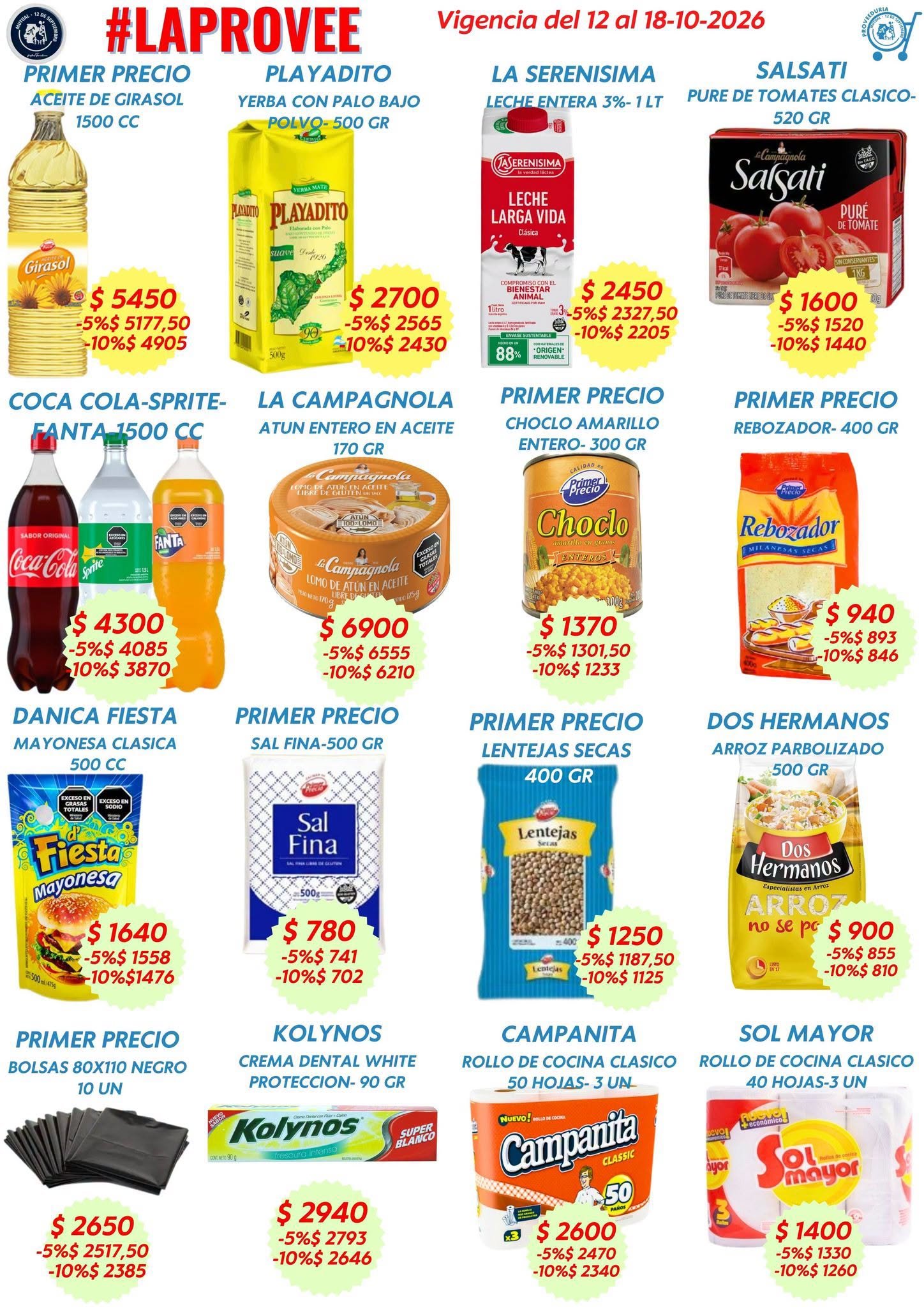 OFERTAS DE LA SEMANA