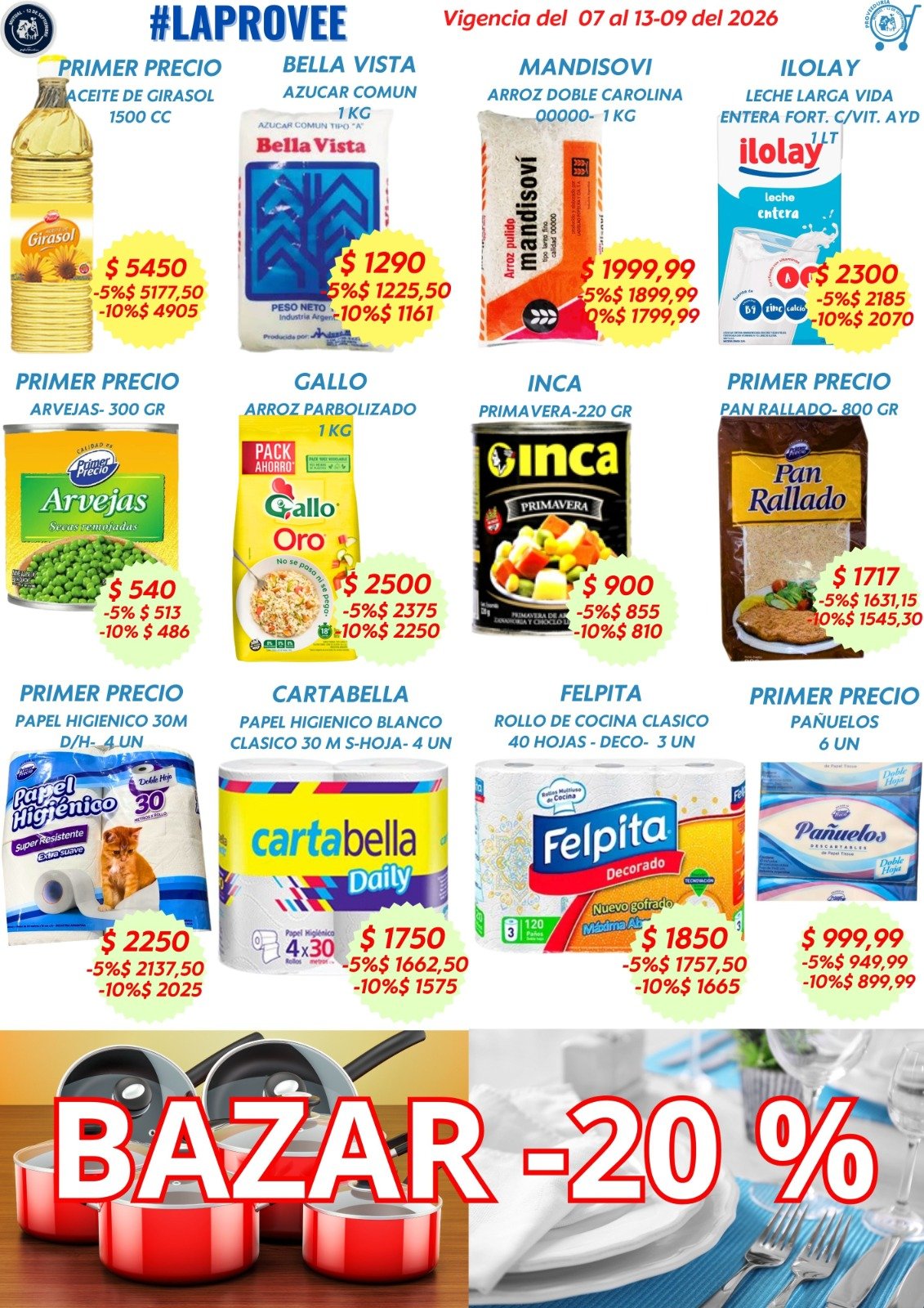 OFERTAS DE LA SEMANA