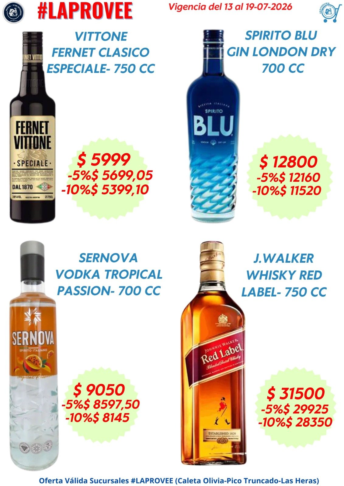 OFERTAS DE LA SEMANA